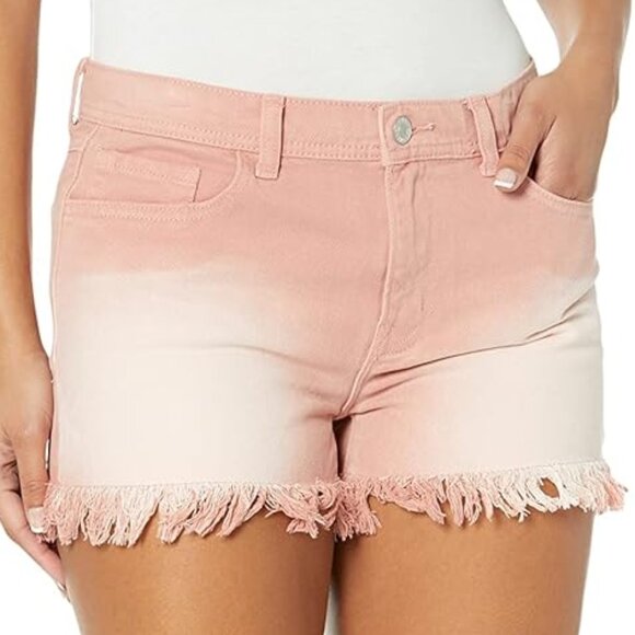 CURRENT/ELLIOTT Women Riviera Mid-Rise Frayed Denim Shorts Sz: 27 Vale - Picture 1 of 11